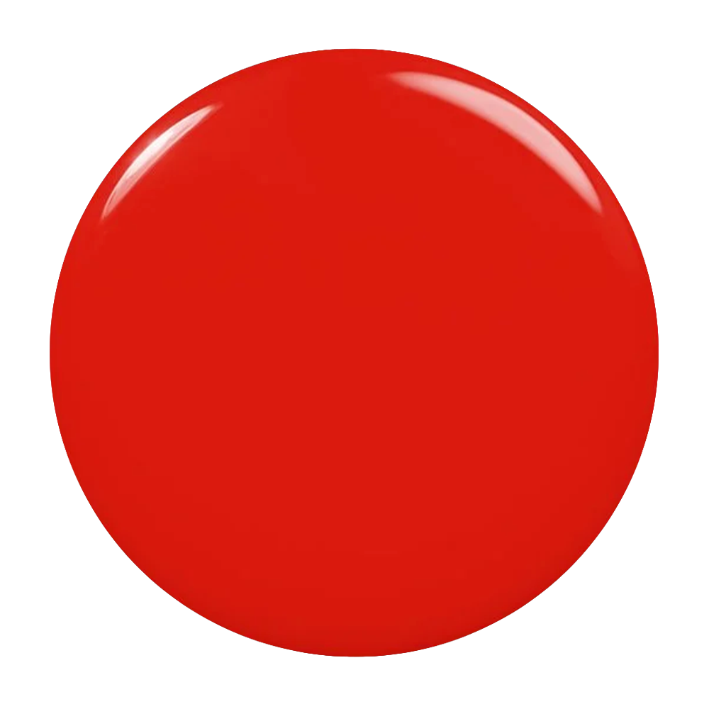 Solid red color swatch on a white background