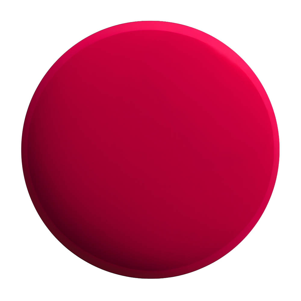 Red color swatch on a white background