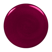 shimmery dark pink color swatch on a white background