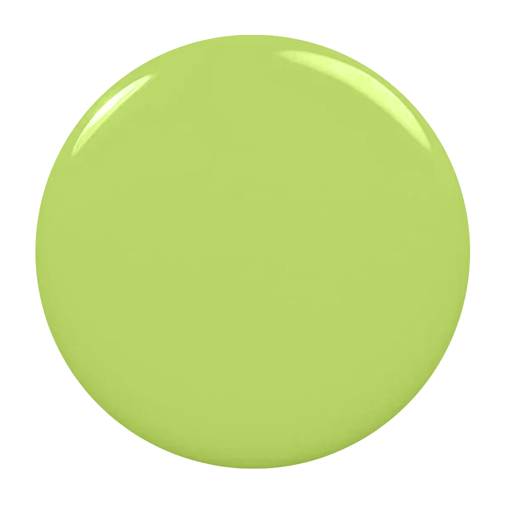 Solid lime green color swatch on a white background